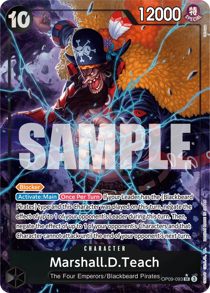 Marshall.D.Teach - OP09-093 - Super Rare (Alternate Art) - Emperors In The New World