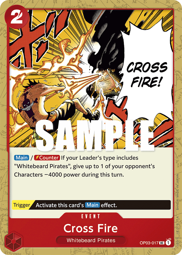 Cross Fire - OP03-017 - Uncommon - Pillars of Strength