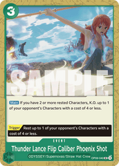 Thunder Lance Flip Caliber Phoenix Shot - OP09-040 - Uncommon - Emperors In The New World