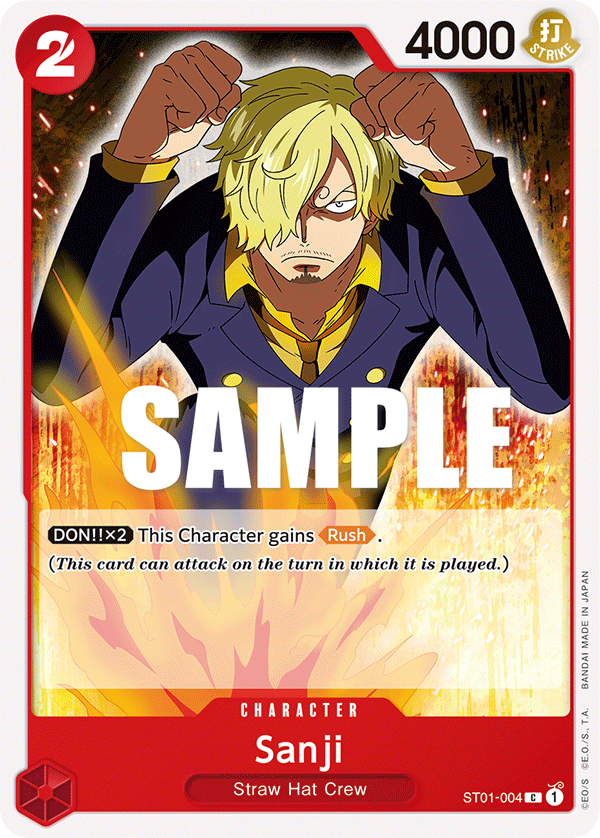 Sanji - ST01-004 - Common - Straw Hat Crew