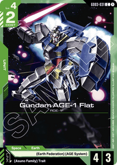 Gundam AGE-1 Flat - GD03-031 - Common - Steel Requiem