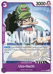 Uso-Hachi - ST18-001 - Common - PURPLE Monkey.D.Luffy