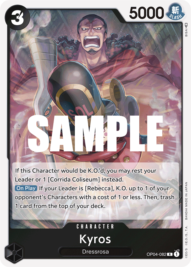 Kyros - OP04-082 - Rare - Kingdoms of Intrigue