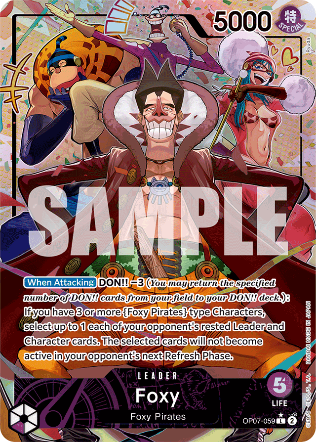 Foxy - OP07-059 - Leader (Alternate Art) - 500 Years In The Future