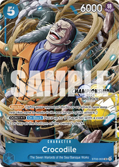 Crocodile - ST03-003 - Super Rare (Championship Stamp) - The Seven Warlords of the Sea