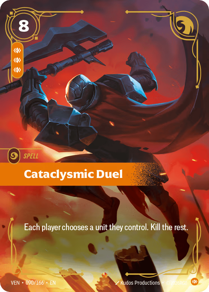 Cataclysmic Duel - 090/166 - Epic - Vendetta