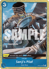 Sanji's Pilaf - OP03-056 - Uncommon (Premium Alt Art) - Pillars of Strength