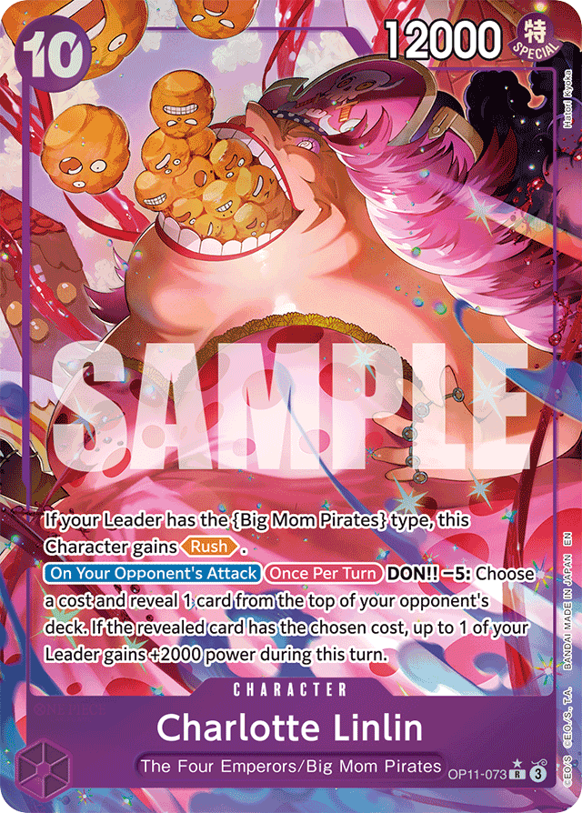 Charlotte Linlin - OP11-073 - Rare (Alternate Art) - A Fist Of Divine Speed
