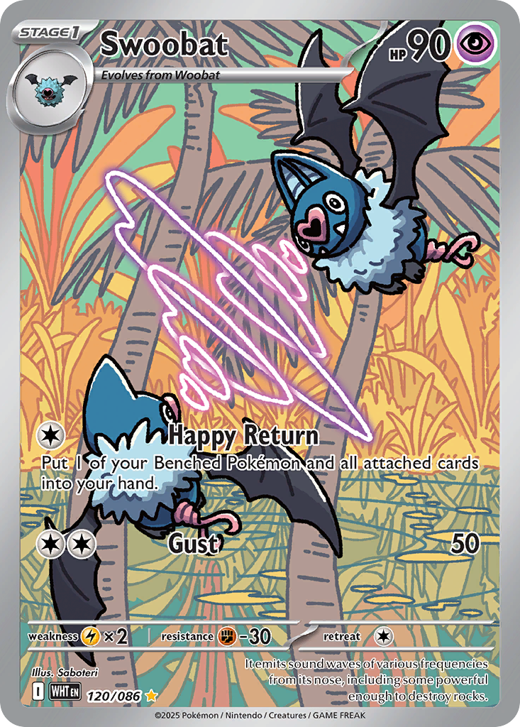 Swoobat - 120/86 - White Flare