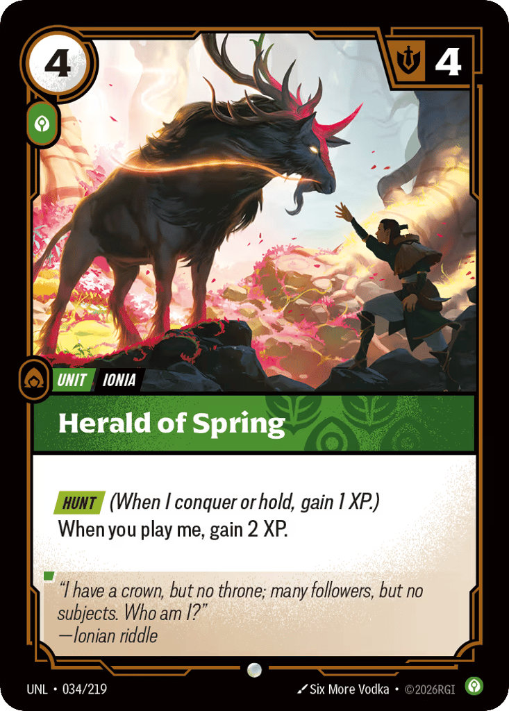 Herald Of Spring - 034/219 - Common - Unleashed