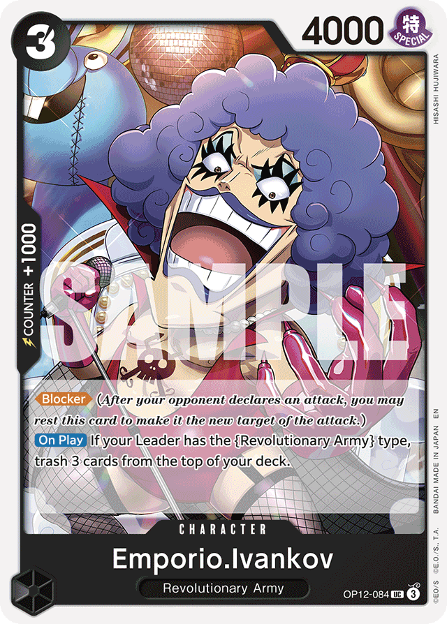Emporio.Ivankov - OP12-084 - Uncommon - Legacy of the Master