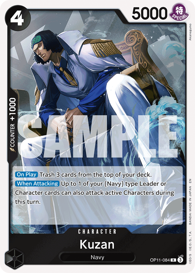 Kuzan - OP11-084 - Rare - A Fist Of Divine Speed