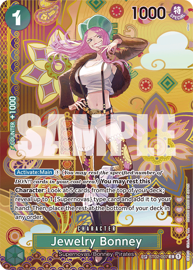 Jewelry Bonney - ST02-007 - Common (Special Alternate Art) - Worst Generation