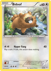 Bidoof - 12/30 - XY Trainer Kit Bisharp