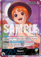 Nami - OP11-041 - Leader (Whole Cake Island Arc Alt Art) - A Fist Of Divine Speed