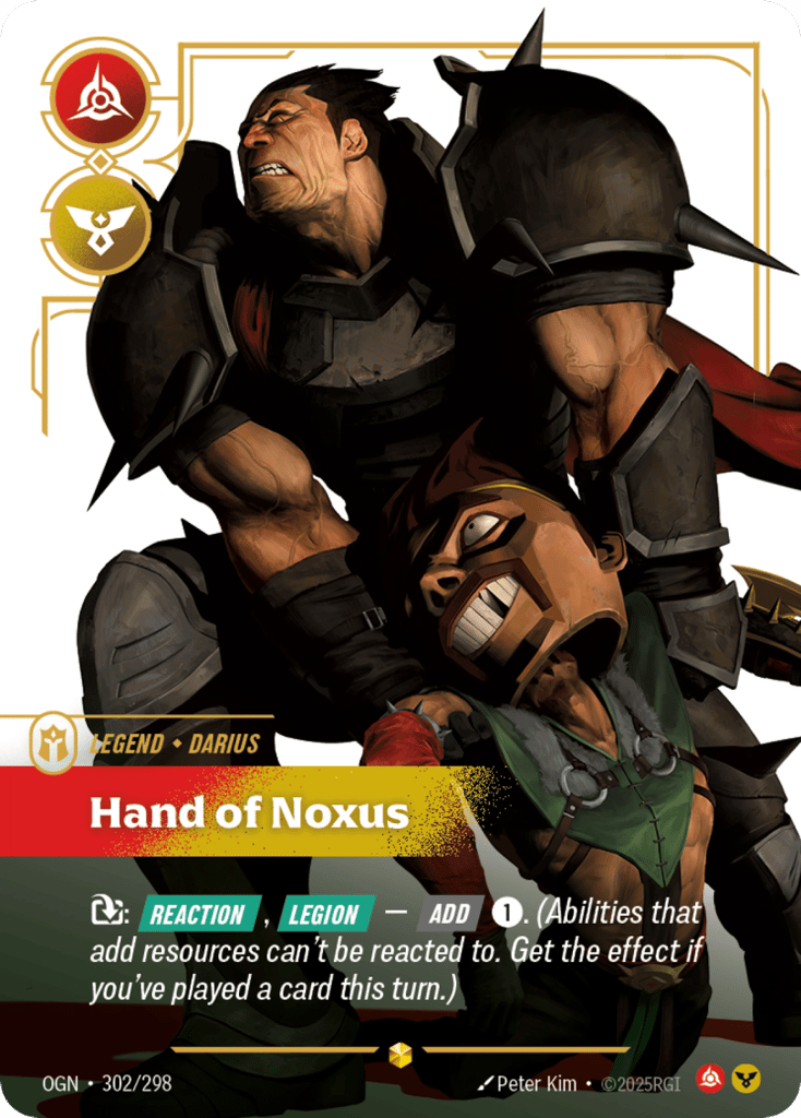 Hand Of Noxus - 302/298 - Showcase - Origins