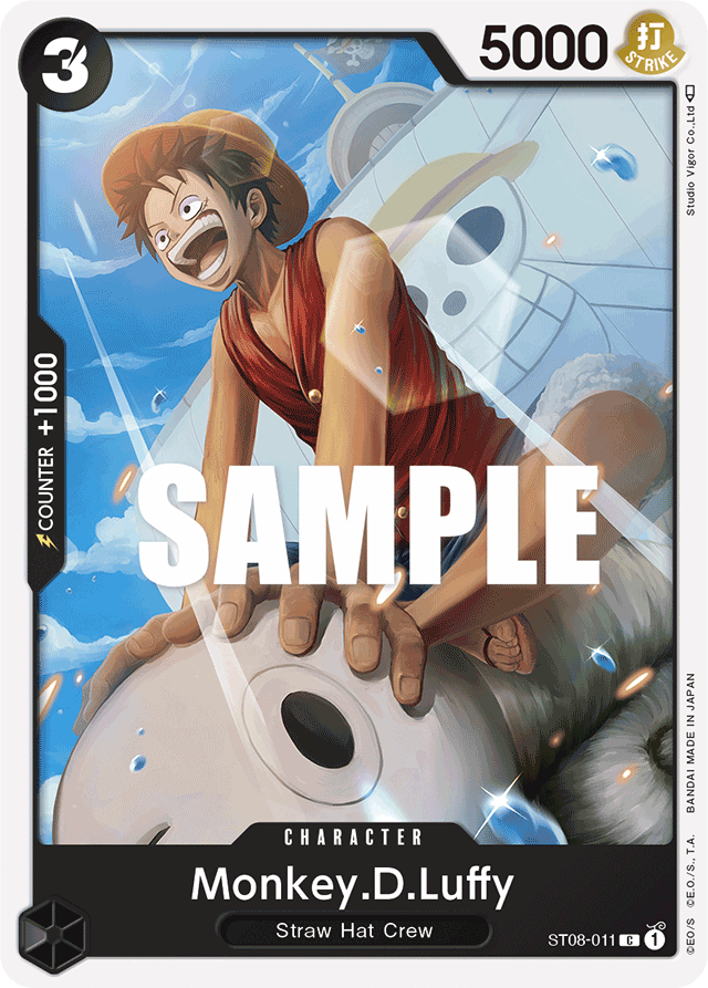 Monkey.D.Luffy - ST08-011 - Common - Monkey.D.Luffy