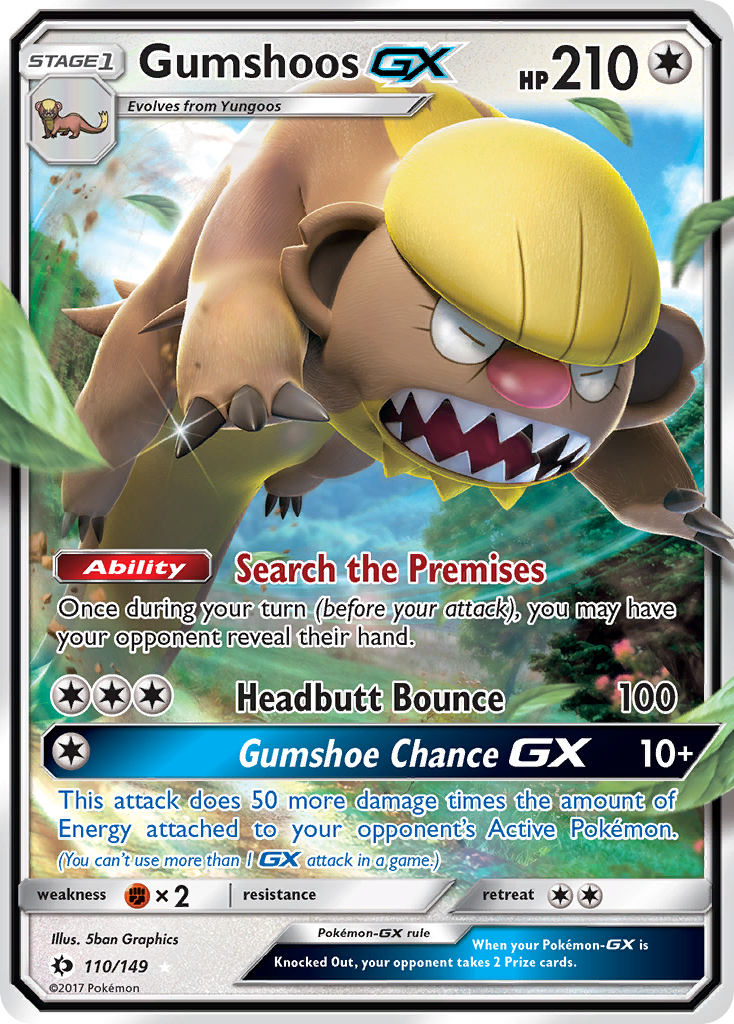 Gumshoos-GX - 110/149 - Sun & Moon