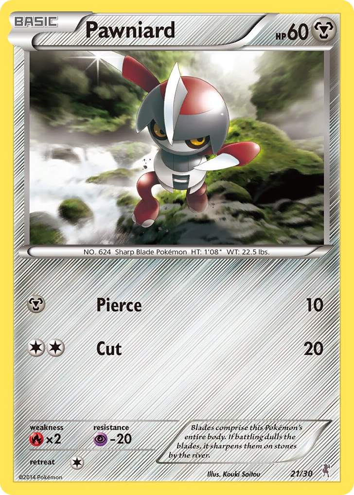 Pawniard - 21/30 - XY Trainer Kit Bisharp