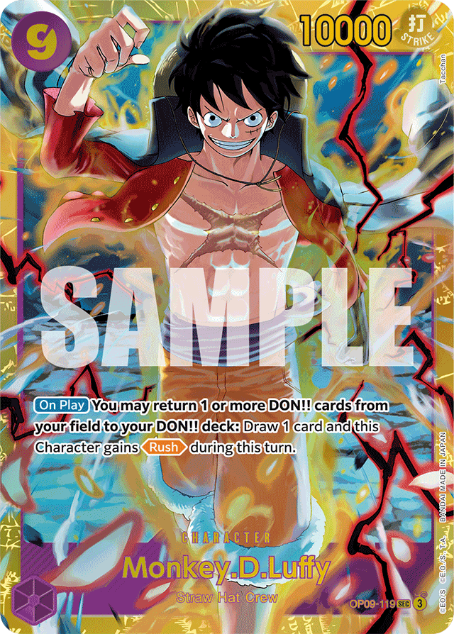 Monkey.D.Luffy - OP09-119 - Secret Rare - Emperors In The New World