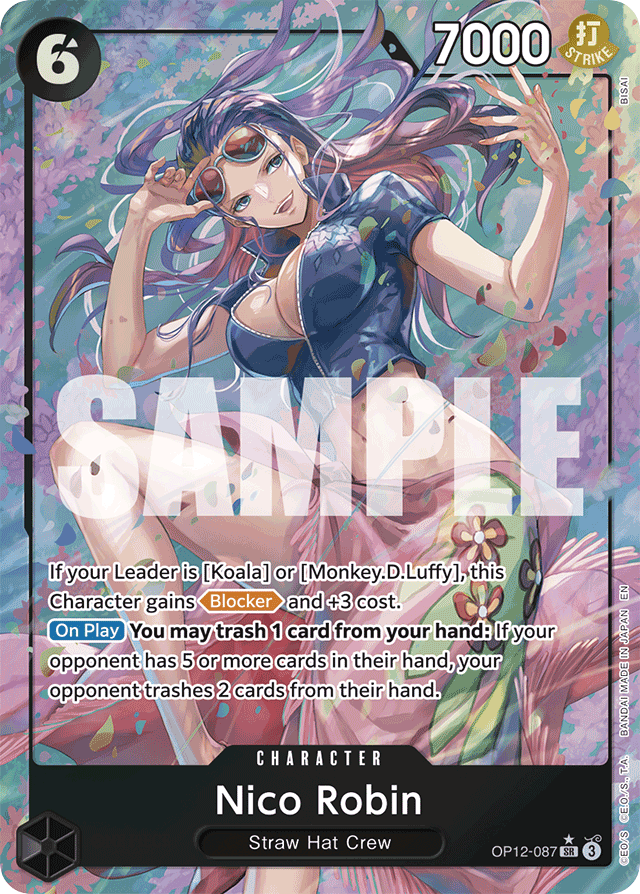 Nico Robin - OP12-087 - Super Rare (Alternate Art) - Legacy of the Master