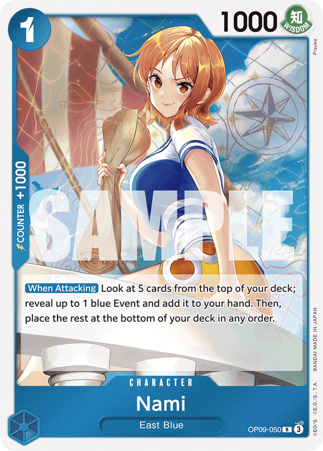 Nami - OP09-050 - Rare - Emperors In The New World