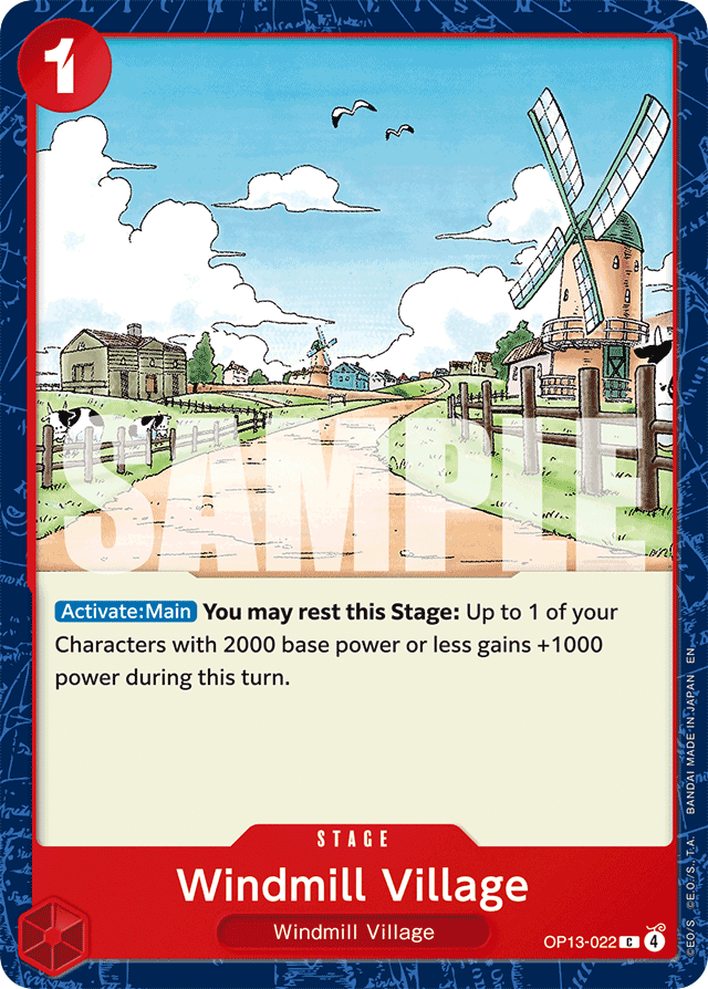 Windmill Village - OP13-022 - Common - Carrying On His Will