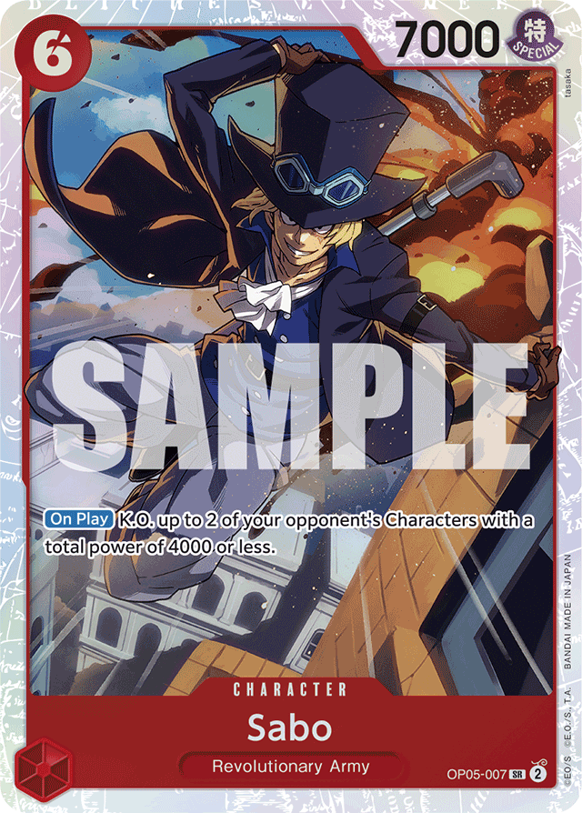 Sabo - OP05-007 - Super Rare (Reprint) - Awakening of the New Era
