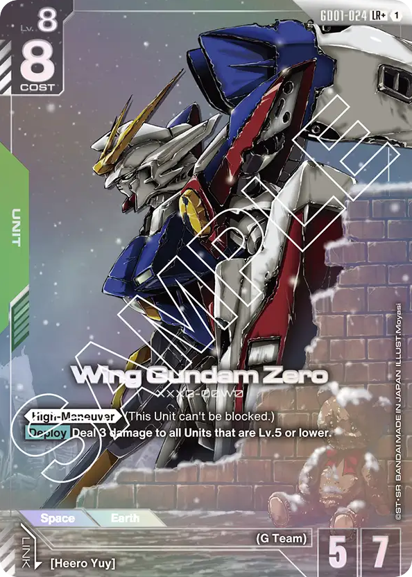 Wing Gundam Zero - GD01-024 - Legend Rare (Alternate Art) - Newtype Rising