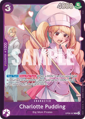 Charlotte Pudding - OP08-067 - Rare (Store Treasure Cup Alt Art) - Two Legends