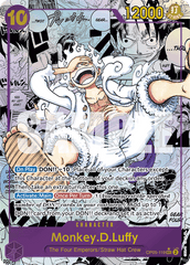Monkey.D.Luffy - OP05-119 - Secret Rare (Non Textured Manga Alt Art) - Awakening of the New Era