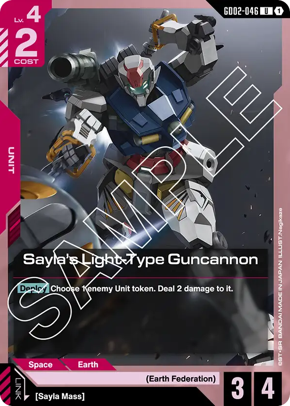 Sayla's Light-Type Guncannon - GD02-046 - Uncommon - Dual Impact