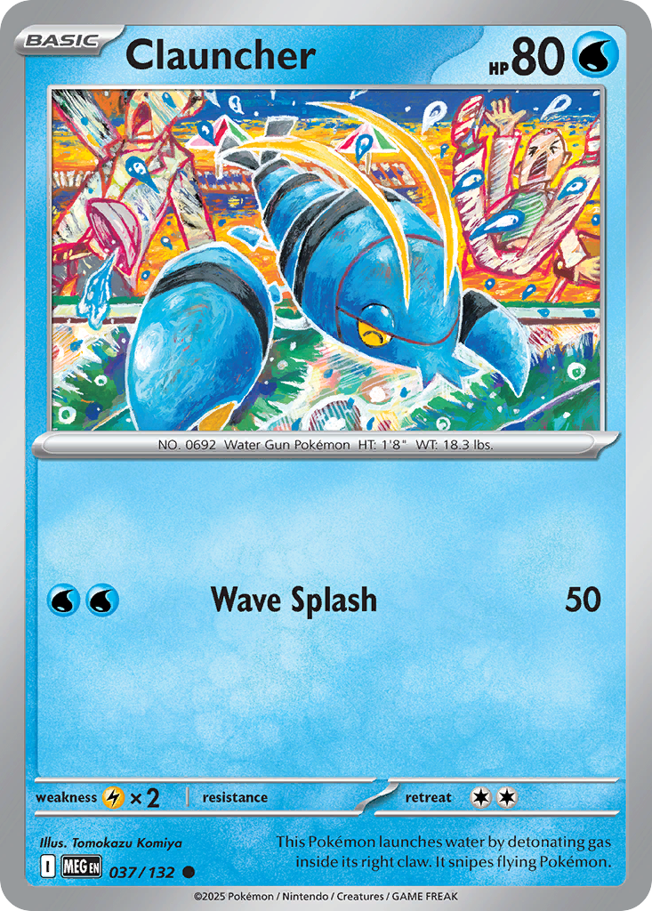 Clauncher - 037/132 - Mega Evolution