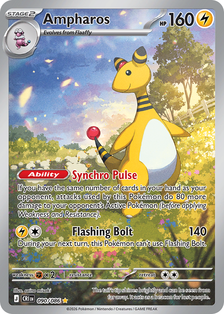 Ampharos - 90/86 - Chaos Rising