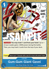 Gum-Gum Giant Gavel - OP03-055 - Common - Pillars of Strength