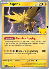 Zapdos - 055/128 - 30th Celebration