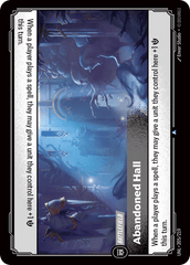 Abandoned Hall - 205/219 - Uncommon - Unleashed