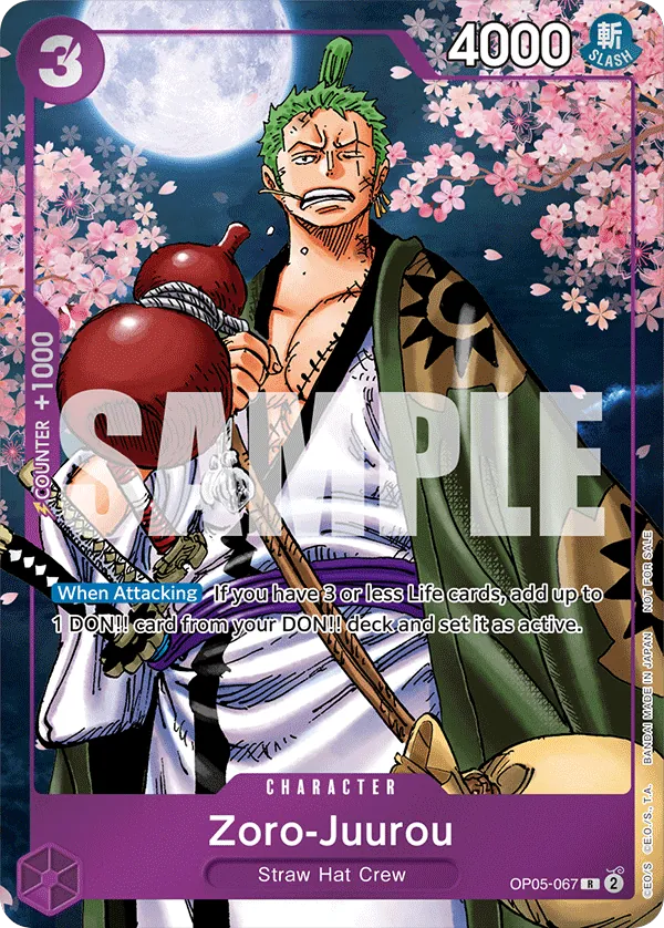 Zoro-Juurou - OP05-067 - Rare (Event Pack Vol5Alt Art) - Awakening of the New Era