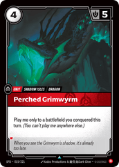 Perched Grimwyrm - 015/221 - Uncommon - Spiritforged