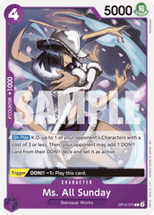 Ms. All Sunday - OP12-075 - Common - Legacy of the Master