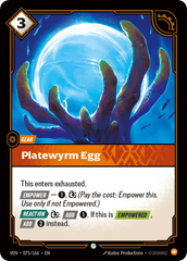 Platewyrm Egg - 075/166 - Common - Vendetta