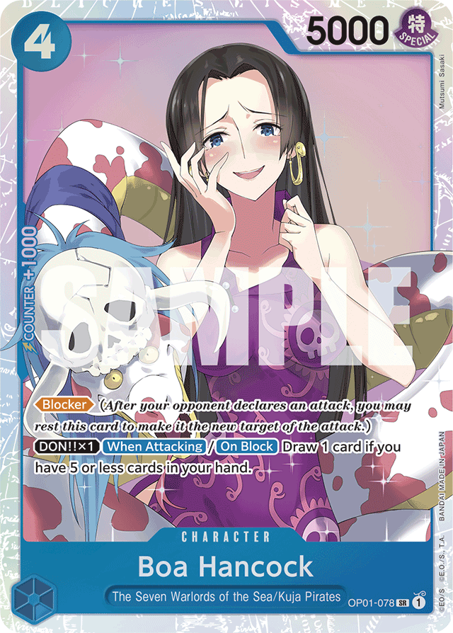 Boa Hancock - OP01-078 - Super Rare (Reprint) - Romance Dawn