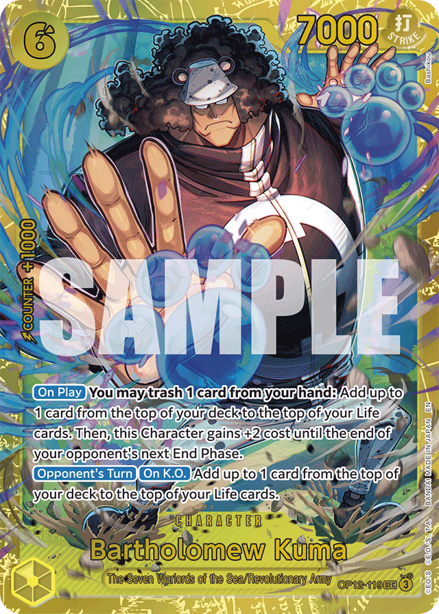 Bartholomew Kuma - OP12-119 - Secret Rare - Legacy of the Master