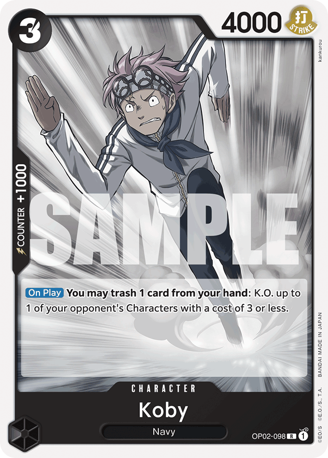 Koby - OP02-098 - Rare (Reprint) - Paramount War