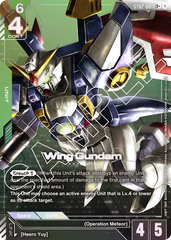 Wing Gundam - ST02-001 - Legend Rare (Alternate Art) - Wings of Advance