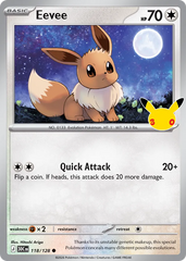 Eevee - 118/128 - 30th Celebration