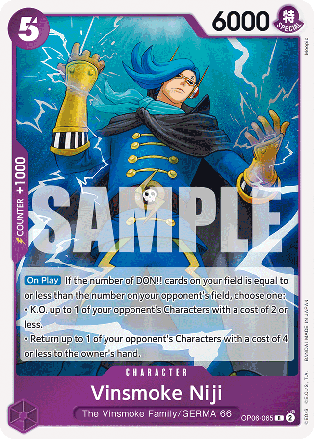 Vinsmoke Niji - OP06-065 - Rare - Wings of the Captain