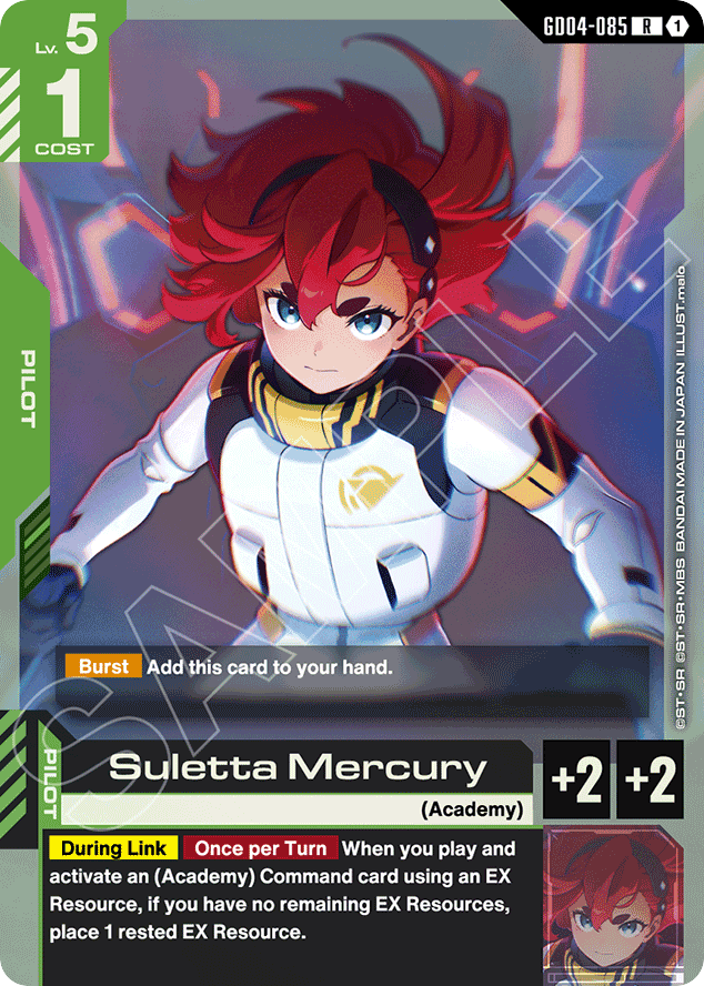 Suletta Mercury - GD04-085 - Rare - Phantom Aria