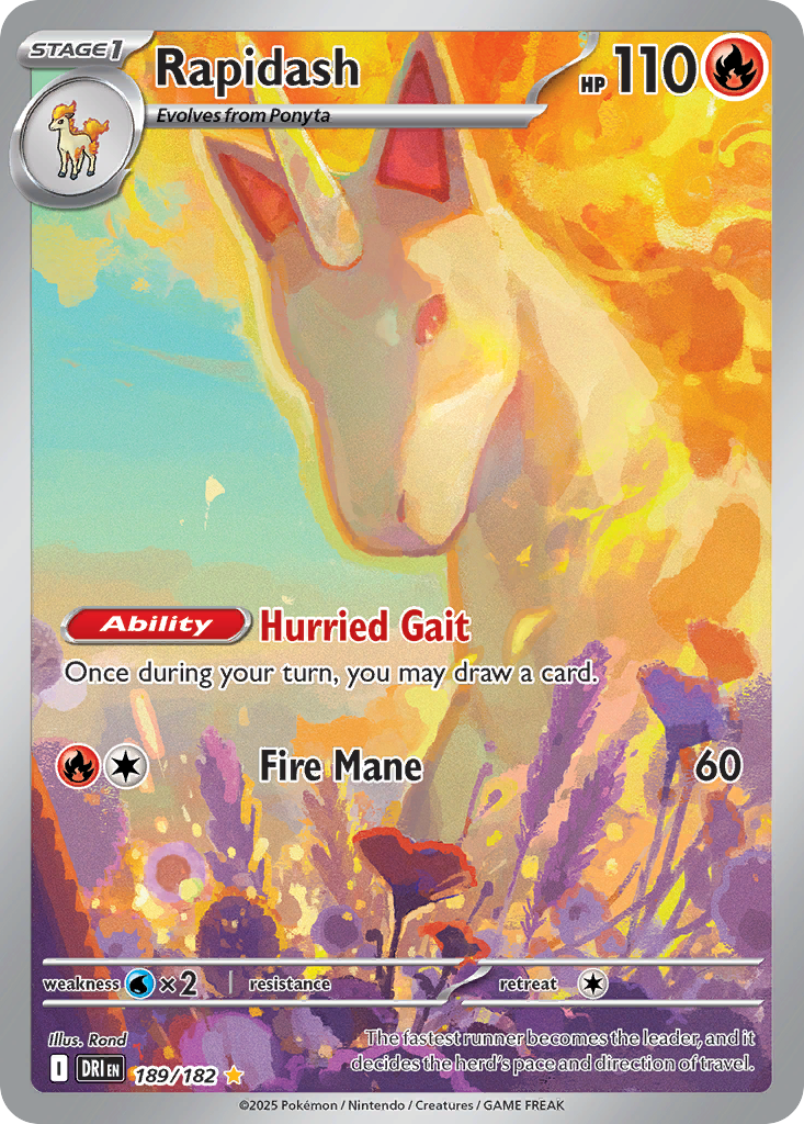 Rapidash - 189/182 - Destined Rivals