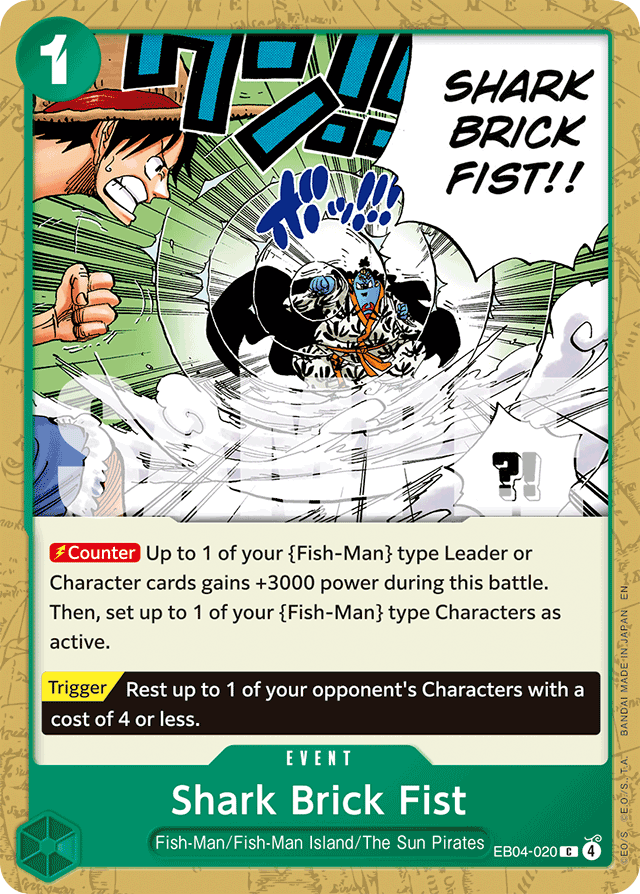 Shark Brick Fist - EB04-020 - Common - Egghead Crisis